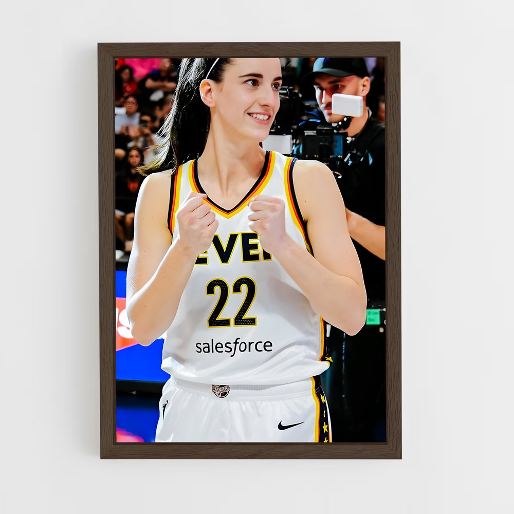 Poster Caitlin clark représentée – affiche Basketball (vue 5)
